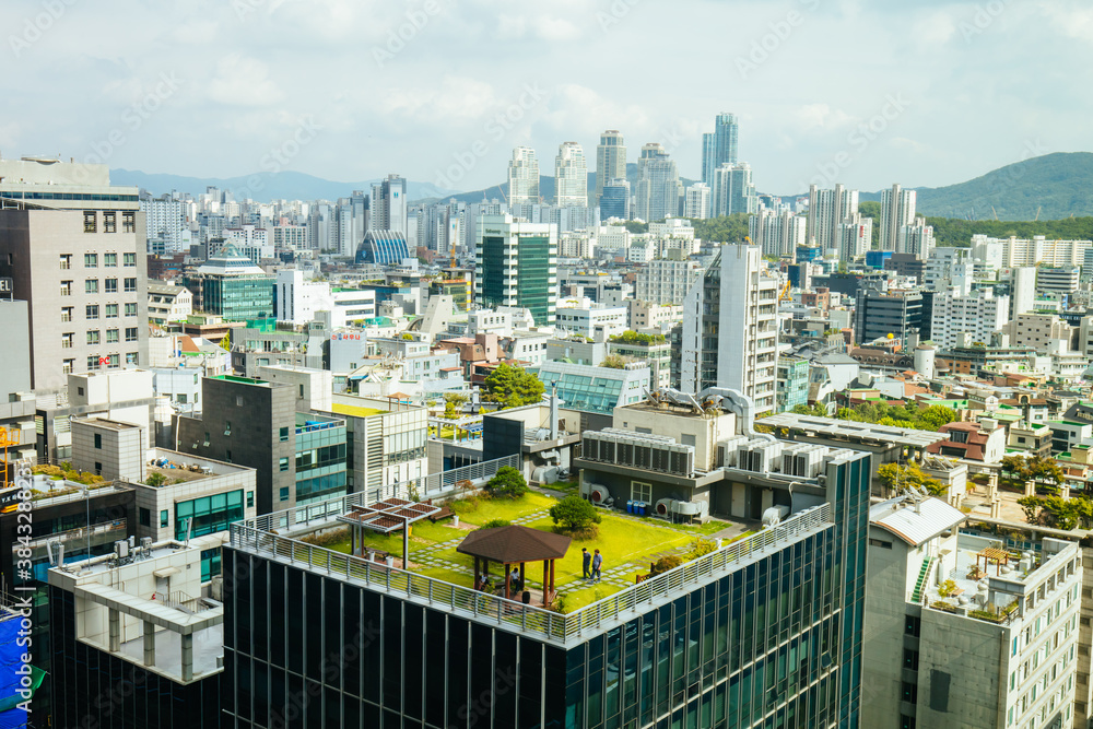 Fototapeta premium Daytime View Over Seoul in South Korea