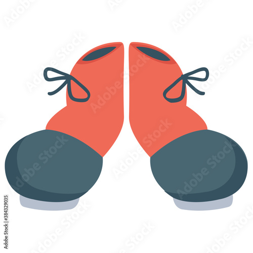 
Funky clown shoes for circus 
