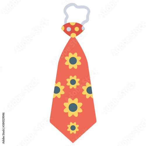 
Funky clown tie for clown costume 
