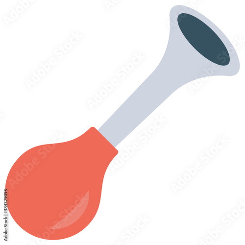 
A circus horn for alarming situations 
