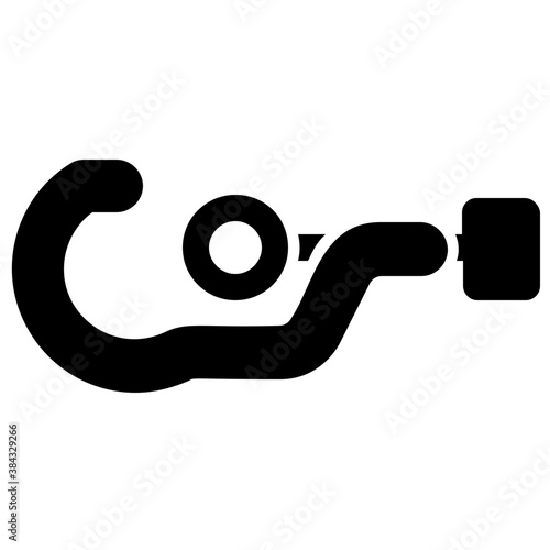 
Snap hook depicting swivel clasp 

