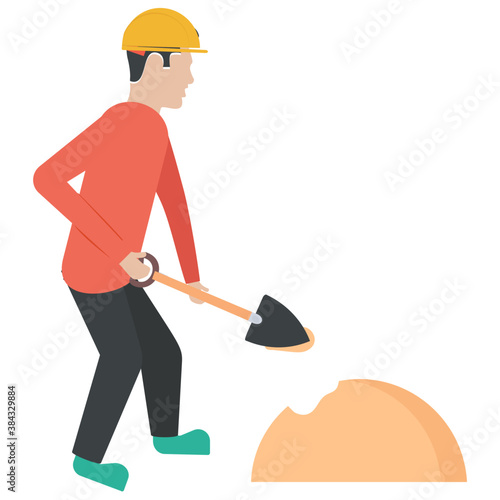 
A construction foreman to design buildings 
