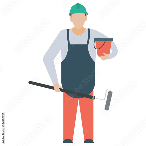 
A construction foreman to design buildings 
