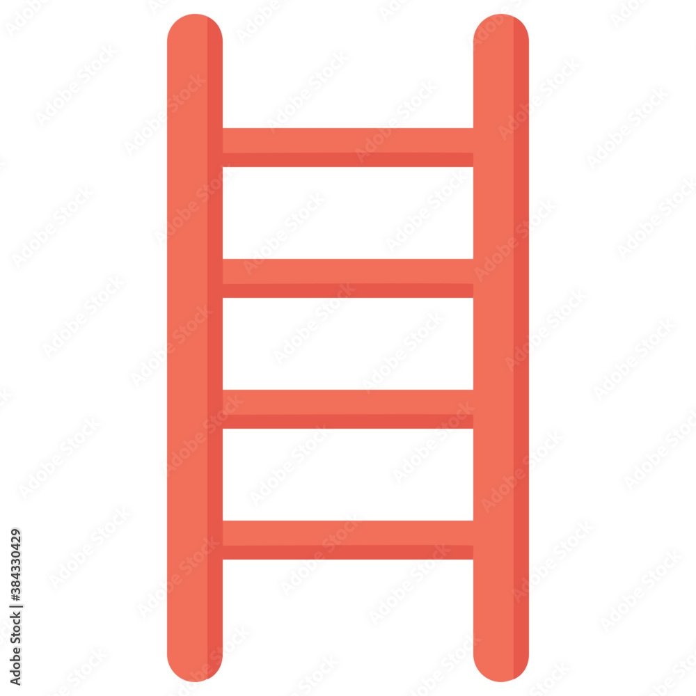 A wooden antique ladder is a construction equipment
A wooden antique ladder is a construction equipment