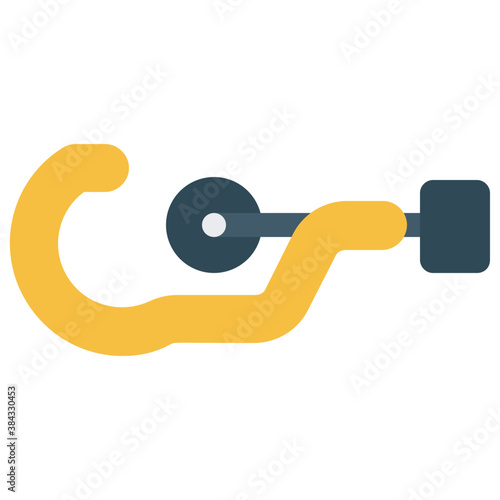 
Snap hook depicting swivel clasp 
