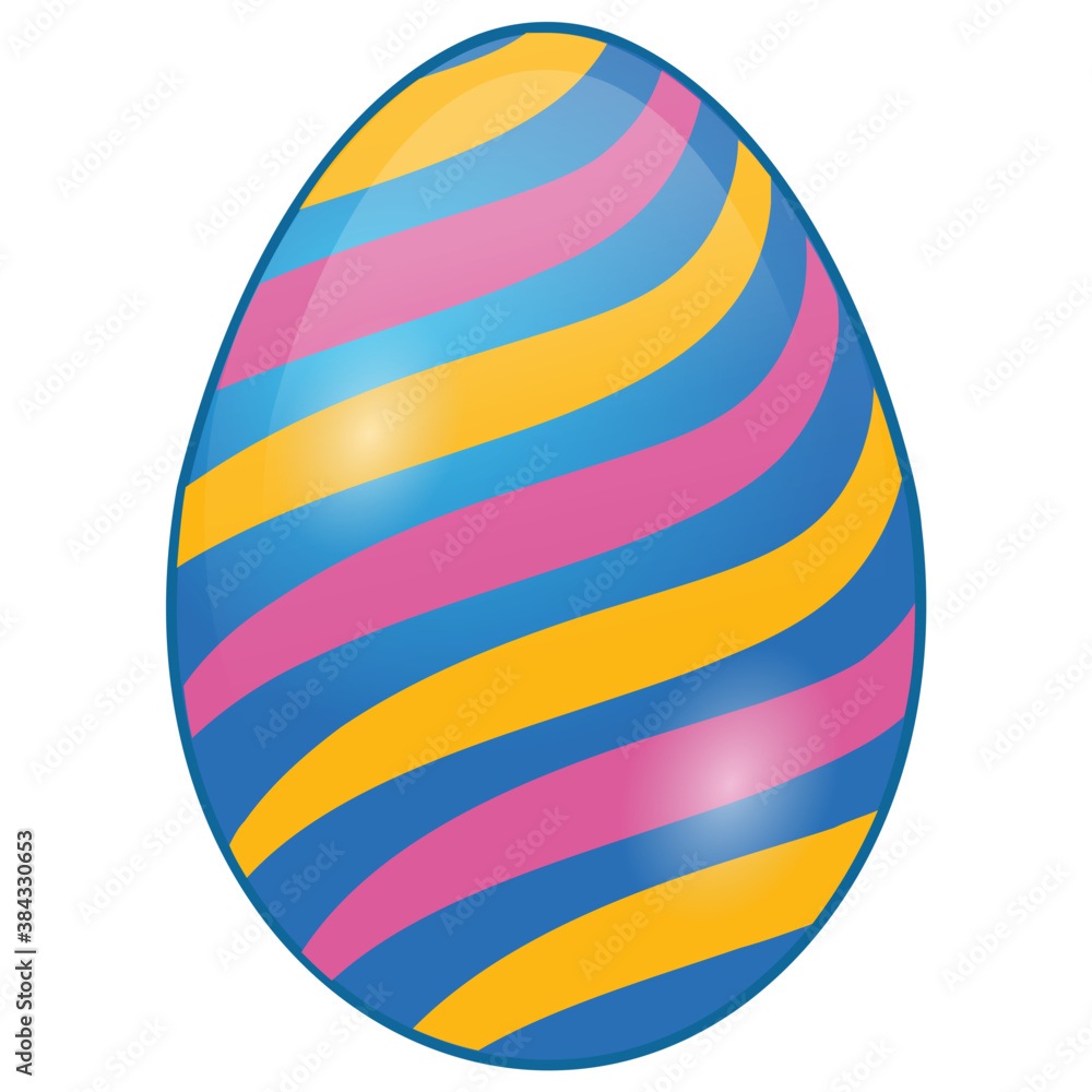 
A decorative egg for easter 
