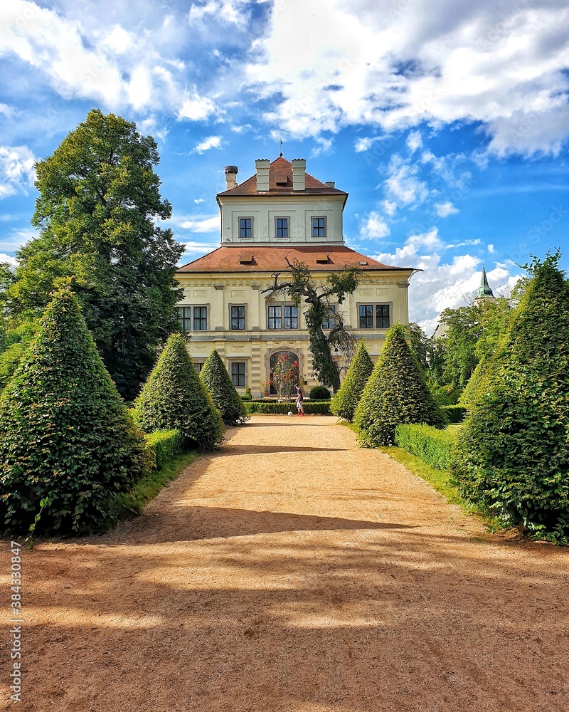 The summer residence in a castlepark, Ostrov, Czech Republic