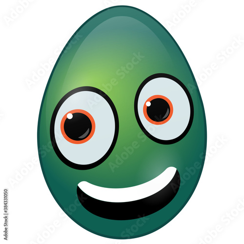 
A decorative egg for easter 
