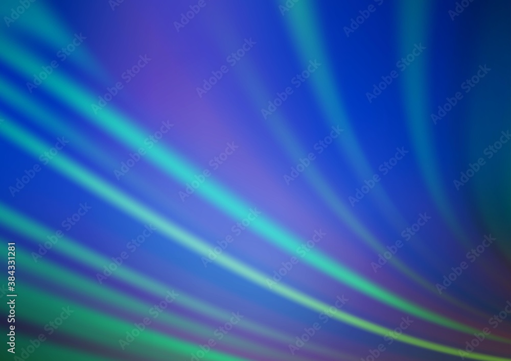 Fototapeta premium Light BLUE vector abstract bokeh pattern.