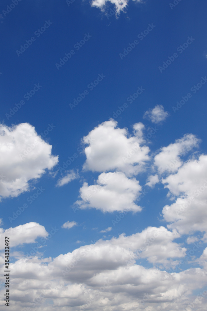 Naklejka premium 青空と雲