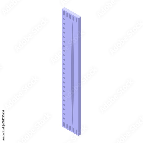 Package toothpick icon. Isometric of package toothpick vector icon for web design isolated on white background