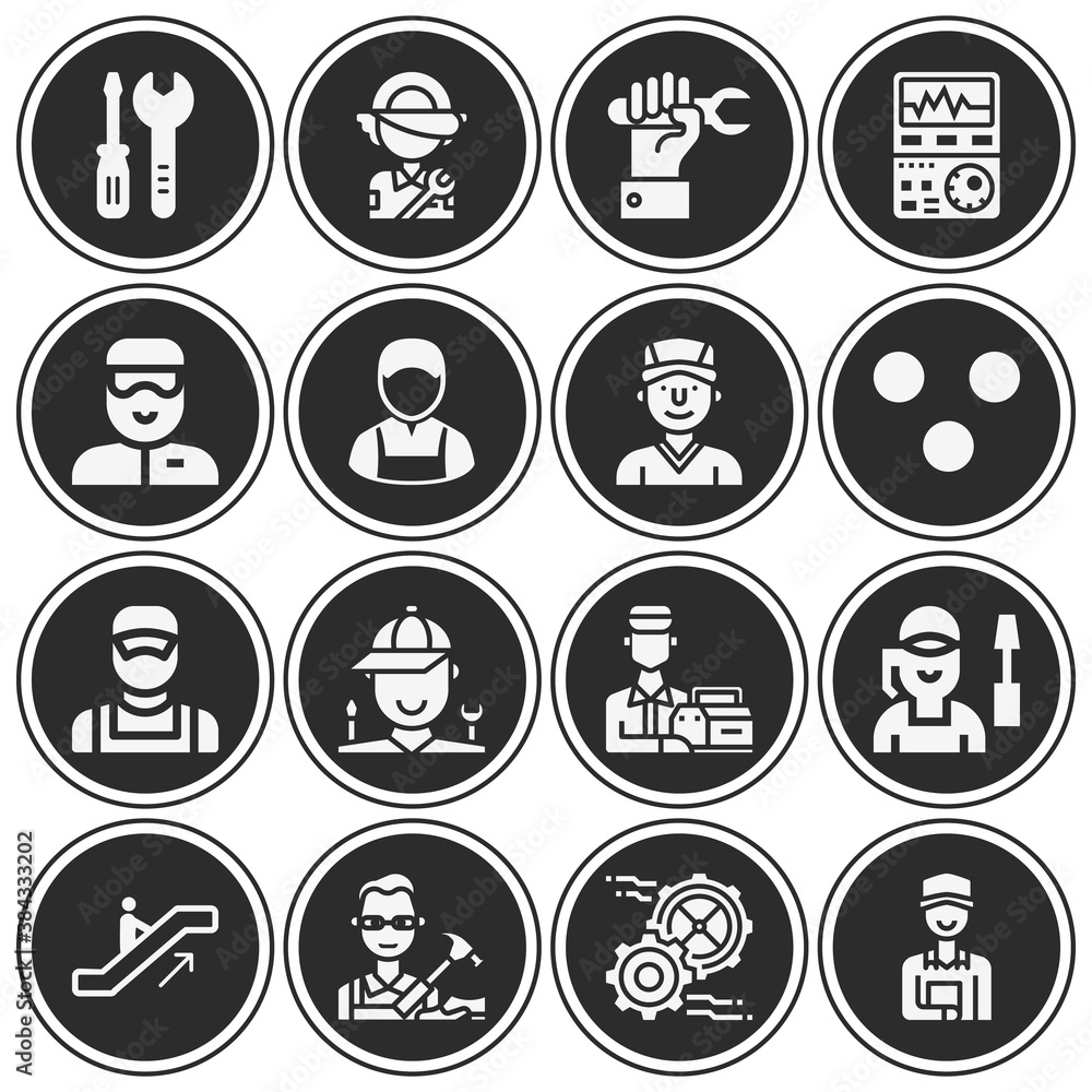 16 pack of consequently filled web icons set 16 pack of consequently filled web icons set