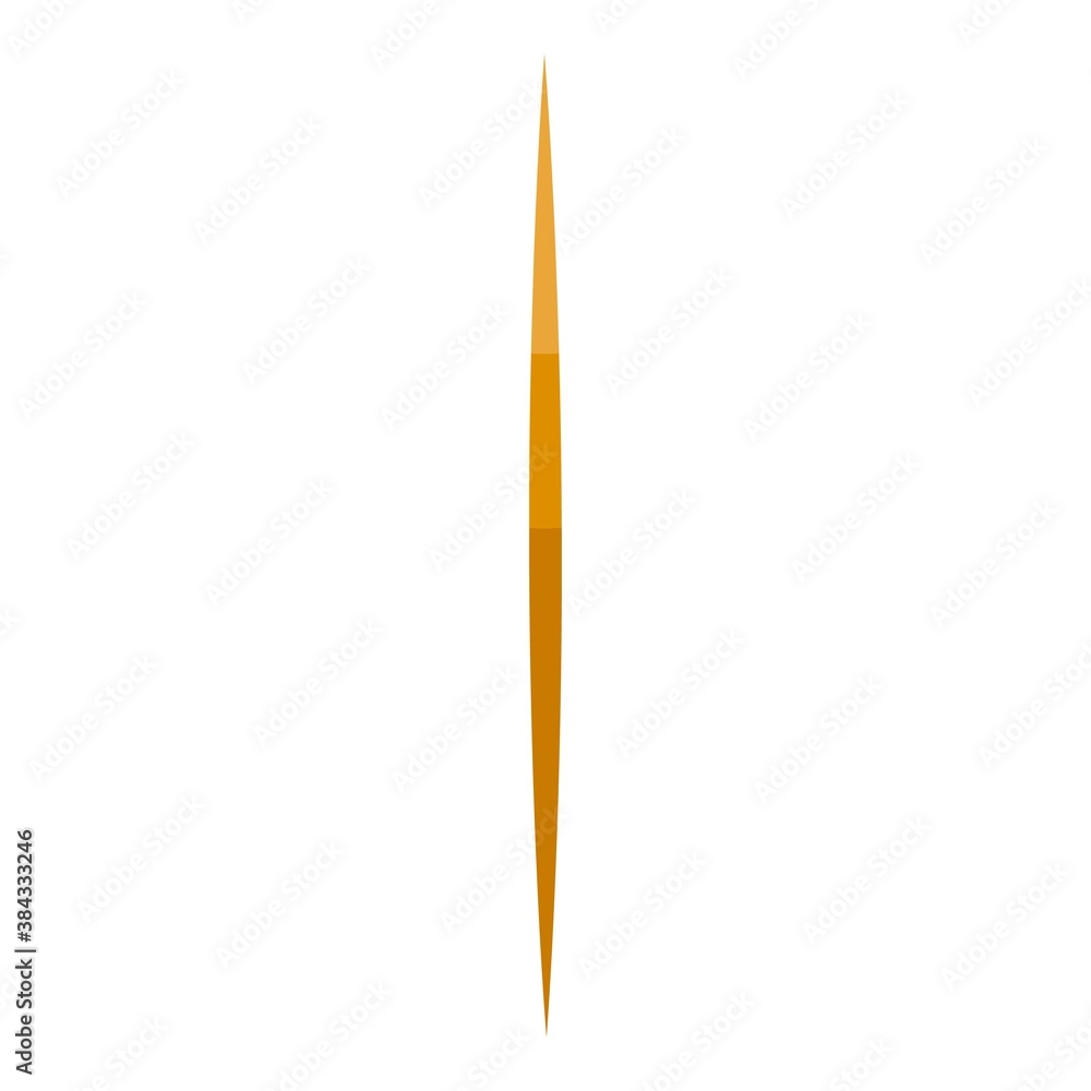 Bamboo toothpick icon. Isometric of bamboo toothpick vector icon for web design isolated on white background Bamboo toothpick icon. Isometric of bamboo toothpick vector icon for web design isolated on white background