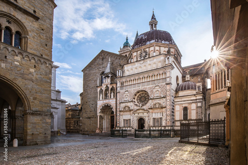 Bergamo Italy, Cappella Colleoni  near Piazza Vecchia in the Città Alta