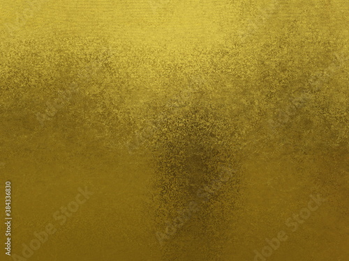 Gradation gold foil leaf shiny with sparkle yellow metallic texture background. Abstract paper glitter golden glossy for template.