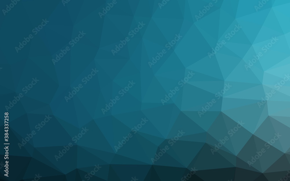 Light BLUE vector polygon abstract background. Light BLUE vector polygon abstract background.