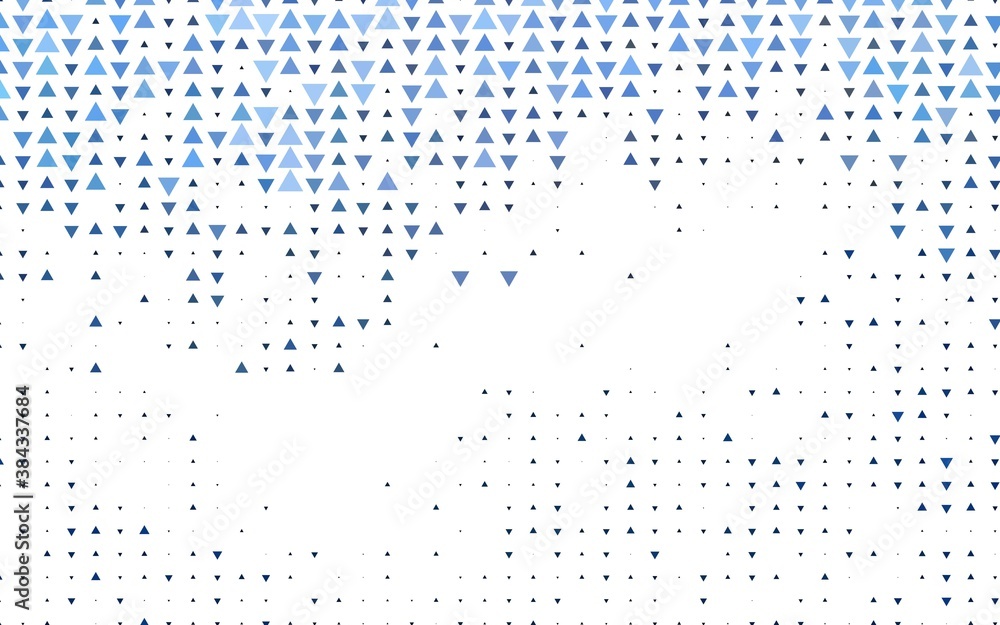 Light BLUE vector background with triangles. Light BLUE vector background with triangles.