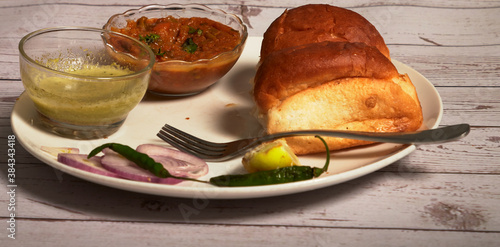 Tasty spicy Indian preparation popular in India.