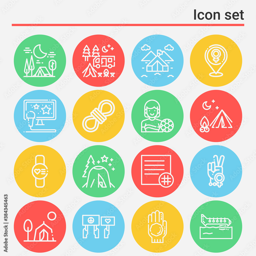 16 pack of chemical agent lineal web icons set 16 pack of chemical agent lineal web icons set