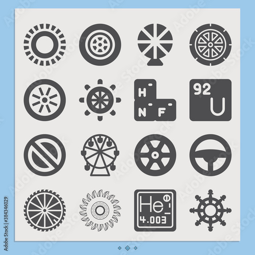 Simple set of gamble related filled icons.