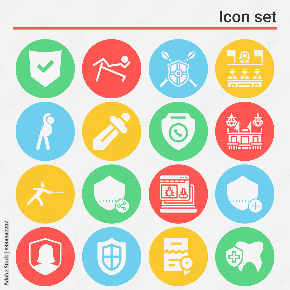 16 pack of attorneys filled web icons set 16 pack of attorneys filled web icons set