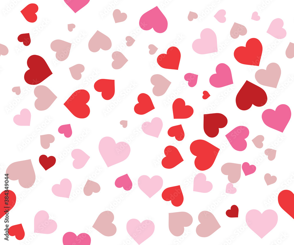 seamless pattern with hearts vector design illustration