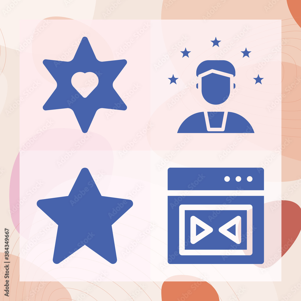 Simple set of mortality related filled icons Simple set of mortality related filled icons