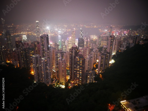 Photography Panoramic view of Hong-Kong