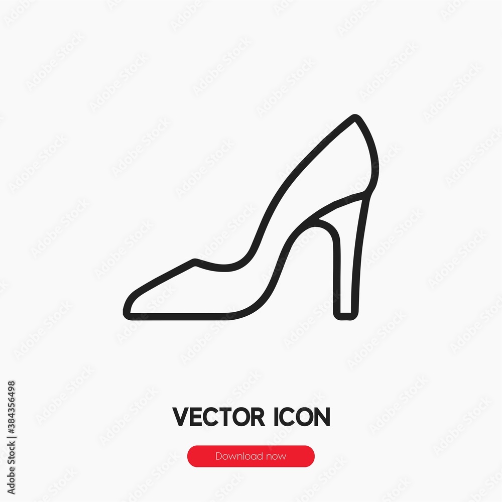 high heels icon vector sign symbol high heels icon vector sign symbol