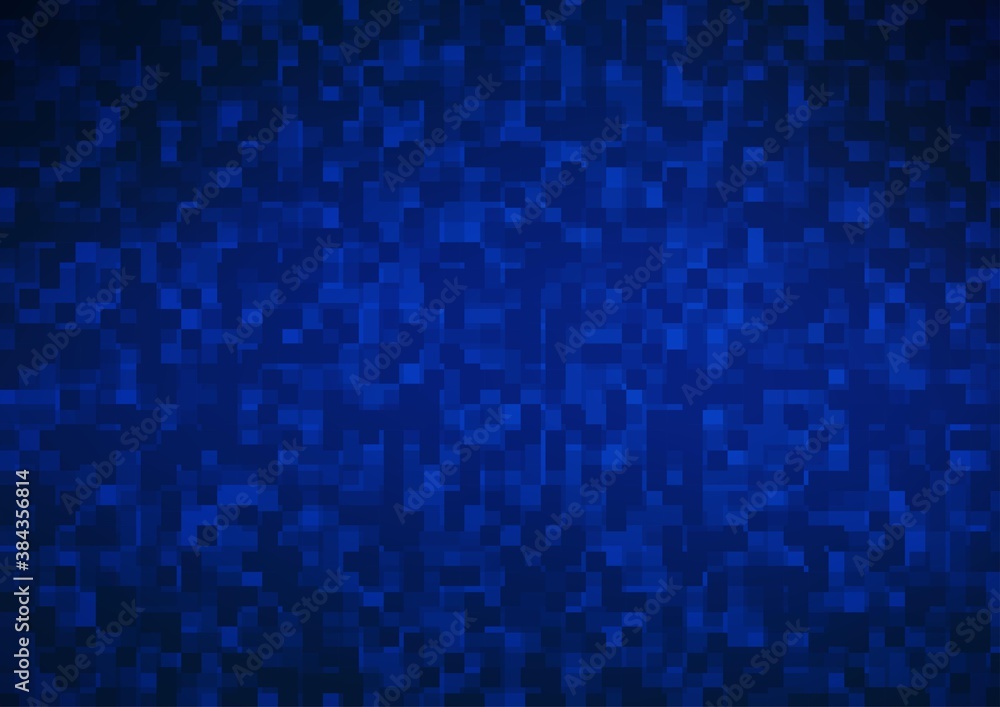 Dark BLUE vector cover in polygonal style. Dark BLUE vector cover in polygonal style.