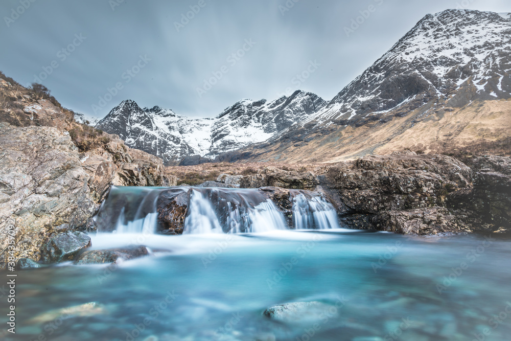 Fototapeta premium Isle of Skye - Fairy Pools Waterfall