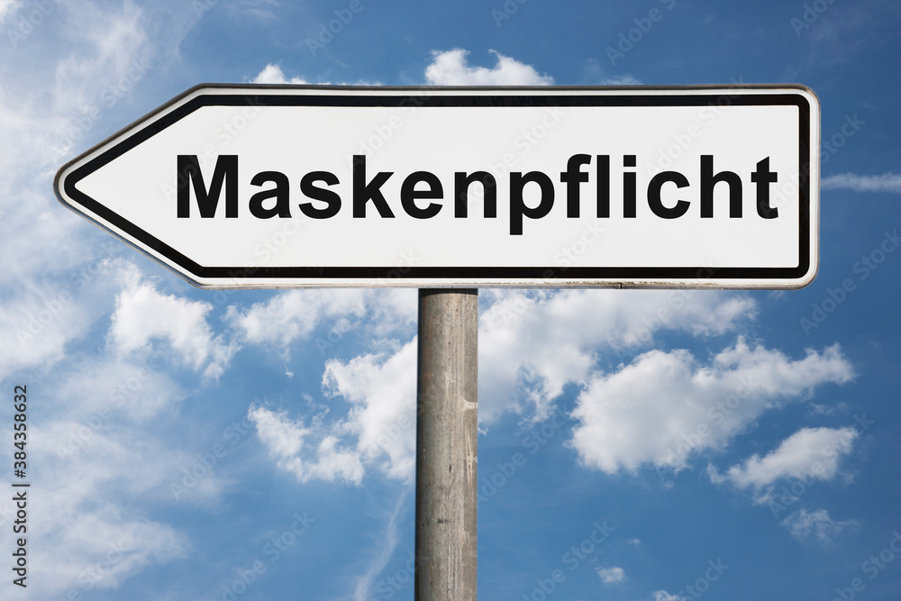 Wegweiser Maskenpflicht