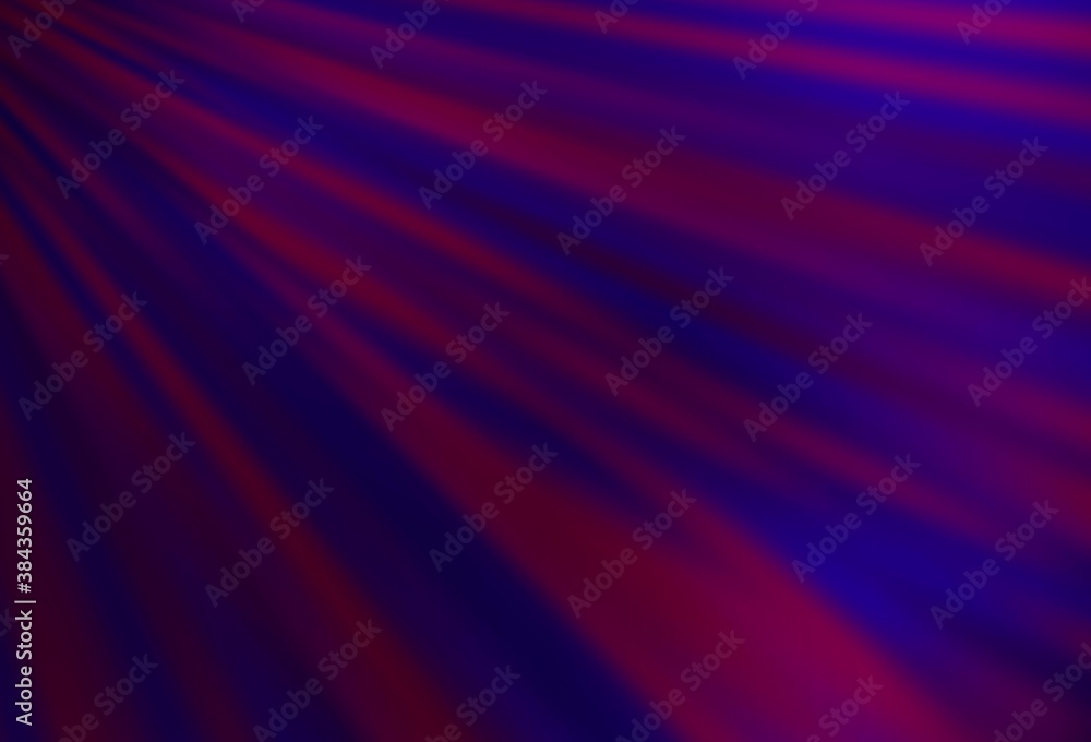 Fototapeta premium Dark Purple vector texture with colored lines.