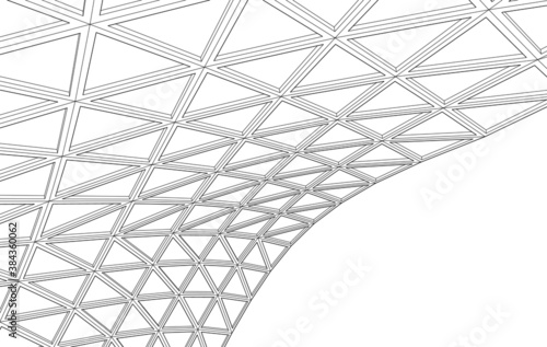 Modern architecture abstract background