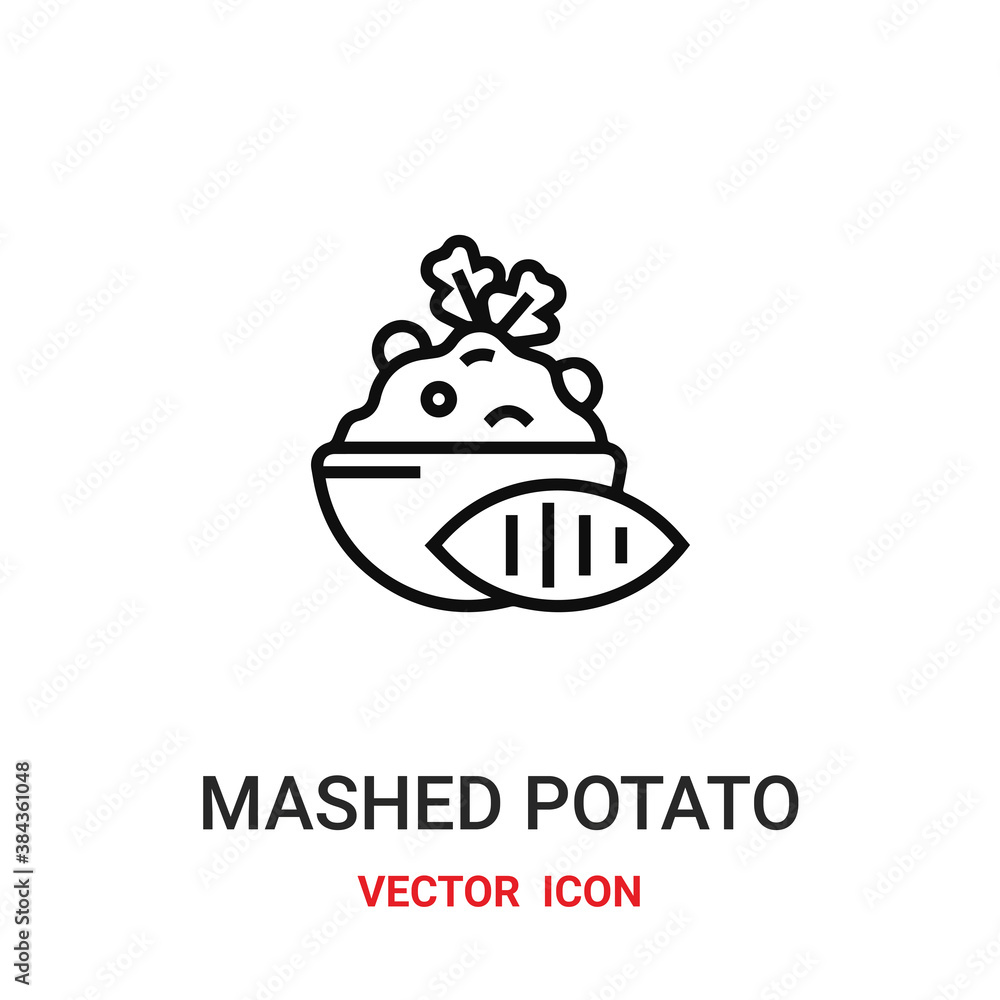 Mashed potato vector icon. Modern, simple flat vector illustration for website or mobile app.Salad or bowl symbol, logo illustration. Pixel perfect vector graphics Mashed potato vector icon. Modern, simple flat vector illustration for website or mobile app.Salad or bowl symbol, logo illustration. Pixel perfect vector graphics
