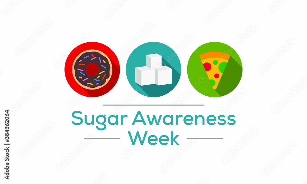 Vector illustration on the theme of National Sugar awareness week observed each year during November. Vector illustration on the theme of National Sugar awareness week observed each year during November.