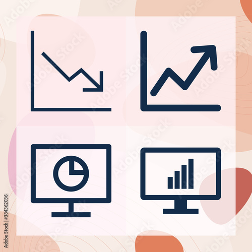 Simple set of rewarding related lineal icons