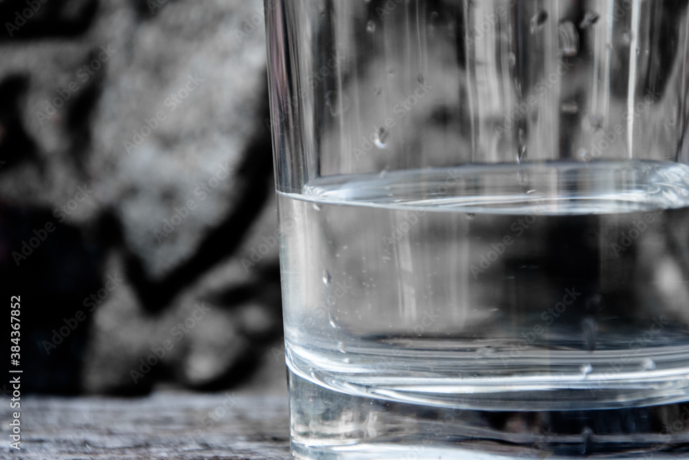 A glass of clean, clear and healthy water. A glass of clean, clear and healthy water.