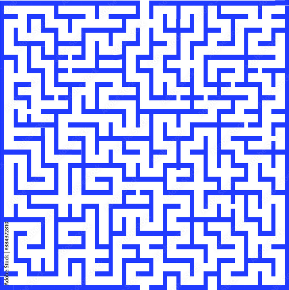 winter maze puzzle blue color with pattern winter maze puzzle blue color with pattern