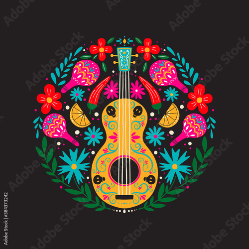 Dia de Los Muertos, Day of the Dead or Mexico Halloween