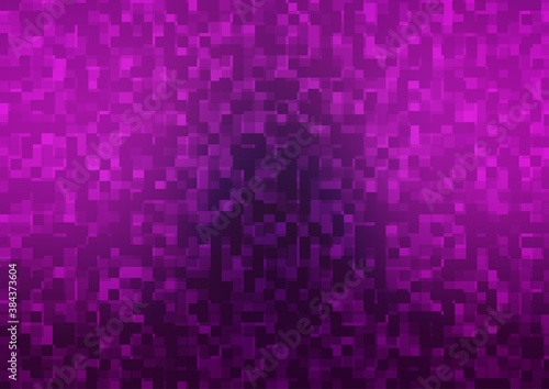 Light Purple vector template with crystals  rectangles.