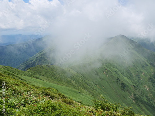 谷川岳の天神尾根の登山道 © T.Hashimo