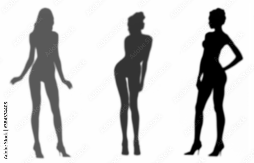 Shadows of beautiful girls Shadows of beautiful girls