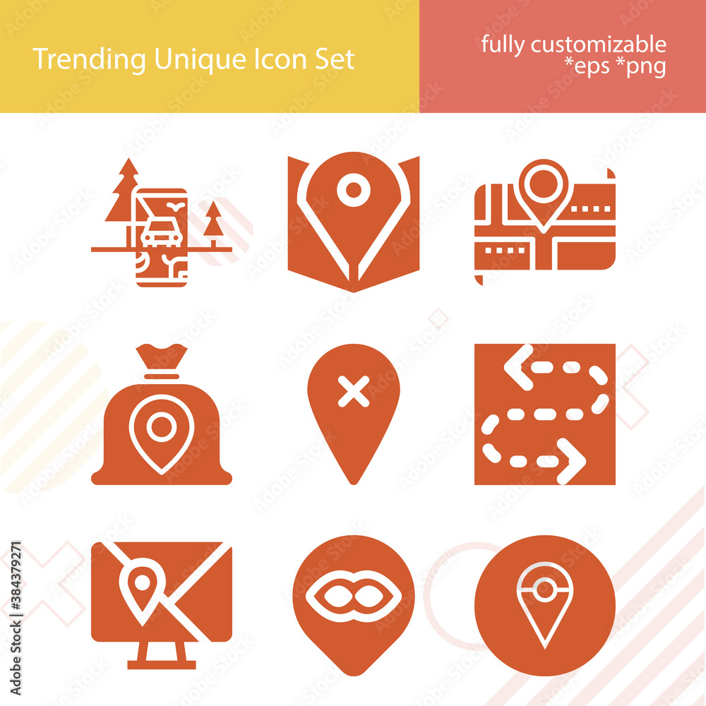 Simple set of borders related filled icons. Simple set of borders related filled icons.