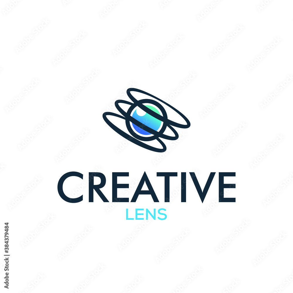 Creative circle logo, lens logo design, energy sphere logo design, circle power design concept Creative circle logo, lens logo design, energy sphere logo design, circle power design concept