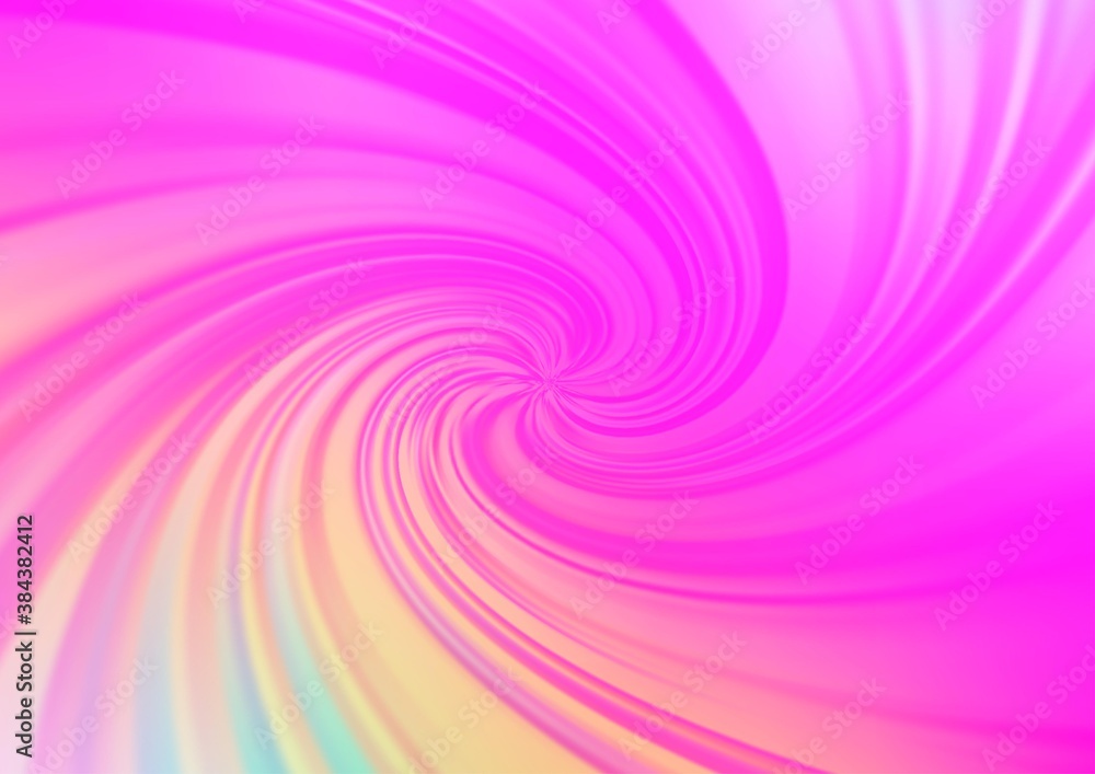 Light Pink vector bokeh pattern.