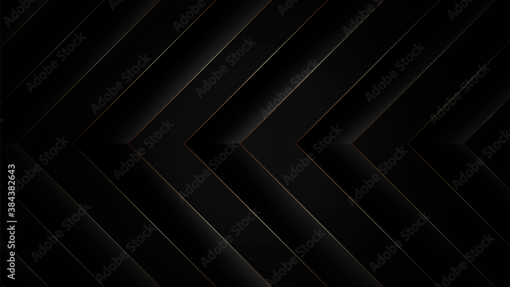 Obraz premium Diseño de fondo abstracto de lujo negro