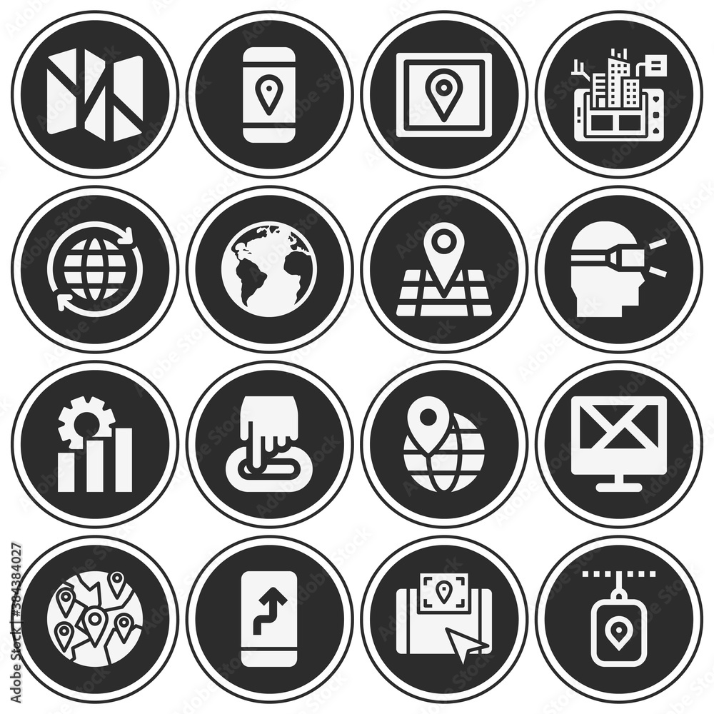 16 pack of reality filled web icons set 16 pack of reality filled web icons set