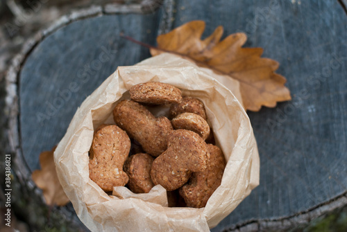 Herbstmotiv, kleiner Snack, hausgemachte Kekse photo