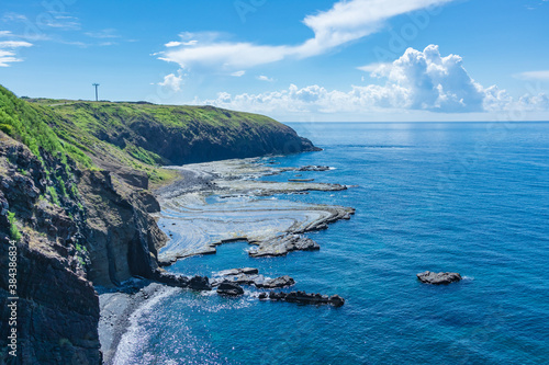 Dragon Sea-eroded Platform, Cimei Township, Penghu, Taiwan photo